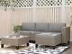 Corner Rattan Furniture Garden Conservatory Set Patio Lounge Sofa Coffee Table