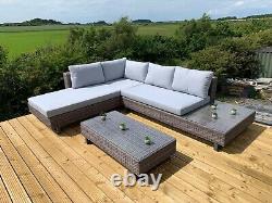 GSD Corner Sofa Sunlounger Rattan Wicker Luxury Garden Set 5 Year Warranty