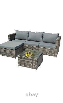 Garden Rattan Outdoor Corner Set Without Chusions