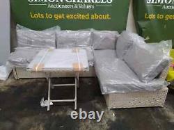 Innovators Rattan Corner Patio/Garden Converter Set Latte B/New Ad no. 5