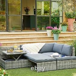 Innovators Rattan Corner Patio/Garden Converter Set Latte B/New Ad no. 5