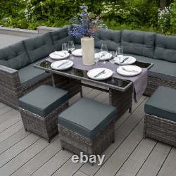 Jardi Rattan Corner Set Grey