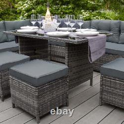 Jardi Rattan Corner Set Grey