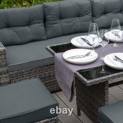 Jardi Rattan Corner Set Grey