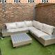 Large Corner Rattan Sofa Set Patio Wicker Luxury Garden Furniture Cushions Table