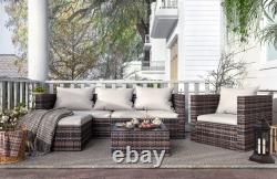 Modular Garden Corner Rattan Sofa Set