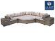 Outdoor Rattan Garden Corner Daybed Modular With Side Tables