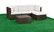 Rattan Garden Furniture Patio Corner Sofa Set Lounger Table Outdoor Conservatory