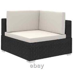 Rattan Garden Furniture Set Corner Sofa Lounger Outdoor Patio Table and Chairs