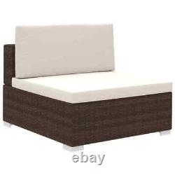 Rattan Garden Furniture Sofa Set Black Brown Patio Outdoor Corner Lounge