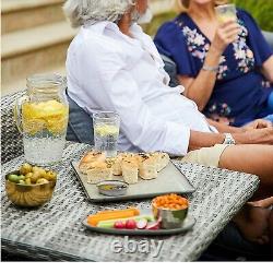 Santorini Rattan Corner Patio/Garden Converter Set Grey New in Box Ad no. 2
