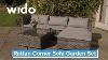Wido Rattan Corner Sofa Garden Set Product Video Rset1